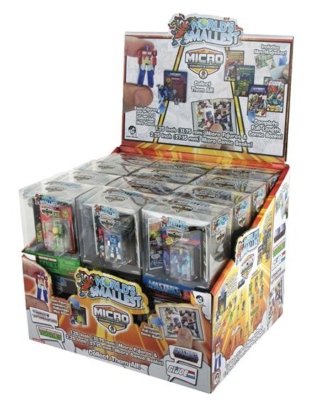 MICRO FIGURES & COMIC BOOK 24PC DISPLAY (Net) 