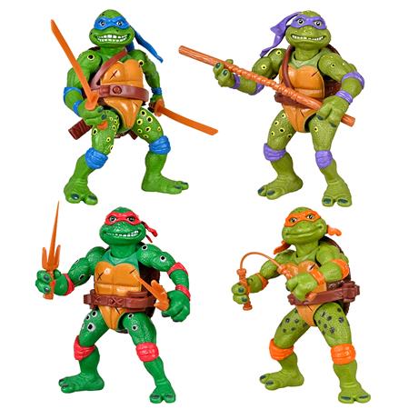 TMNT MOVIE STAR TURTLES AF 4PC SET (Net) 