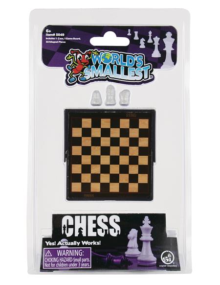 WORLDS SMALLEST MAGNETIC CHESS BOARD GAME (Net) 