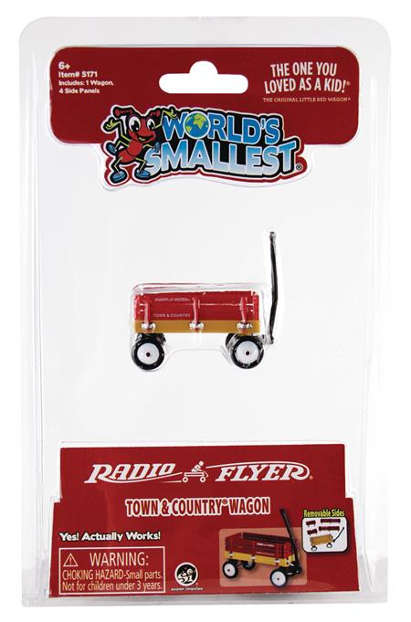 WORLDS SMALLEST RADIO FLYER TOWN & COUNTRY WAGON TOY (Net)