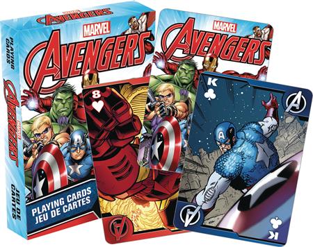 MARVEL AVENGERS COMICS PLAYING CARDS (Net) 