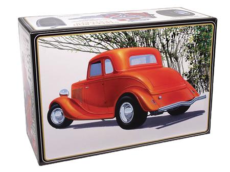 1934 FORD 5-WINDOW COUPE STREET ROD 1/25 SCALE AMT MODEL KIT