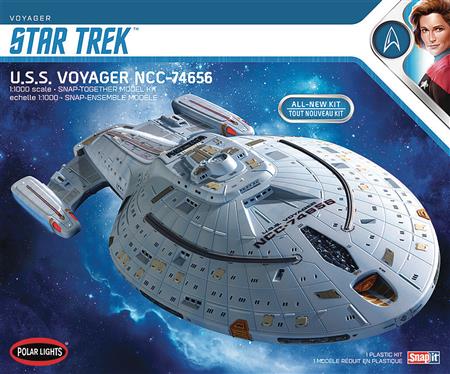 STAR TREK USS VOYAGER SNAP 1/1000 SCALE MODEL KIT (Net) 