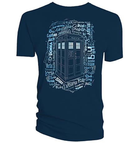 DOCTOR WHO EVERY COMPANION EVERY 2024 SZ S NAVY TS (Net) 