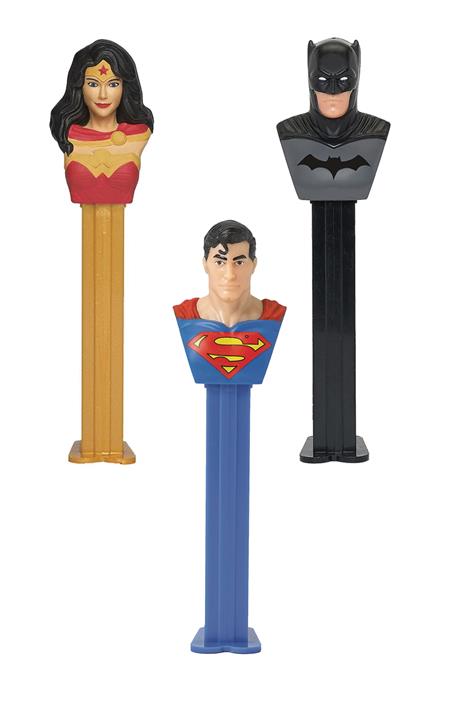 JUSTICE LEAGUE PEZ 6 PC BLISTER ASST (Net) 