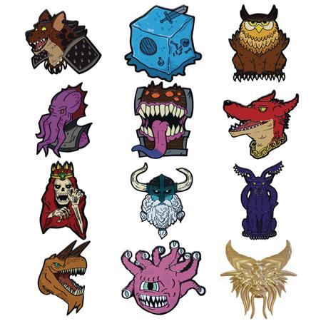 FANATTIK D&D 50TH ANN MYSTERY MINI PIN 12PC BMB DIS (Net) 