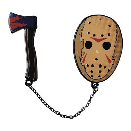 FRIDAY 13TH PIN BADGE SET (Net)