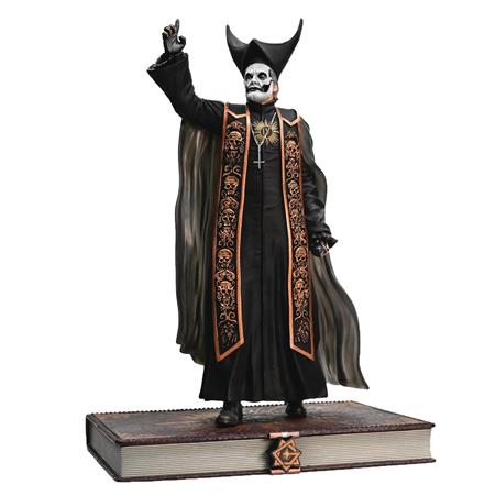 GHOST PAPA EMERITUS IV BLACK ROBES ROCK ICONZ STATUE (Net)