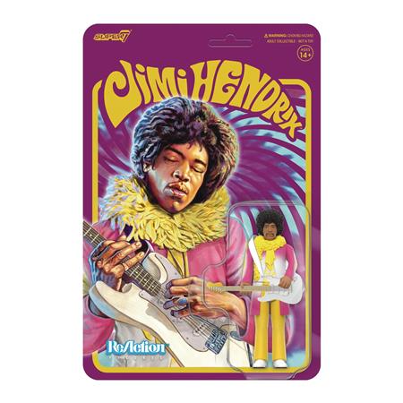 JIMI HENDRIX REACTION REVERSE ALBUM COLORS 3-3/4IN AF (Net)