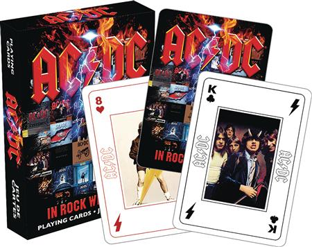 AC/DC IN ROCK WE TRUST PLAYING CARDS (Net) 