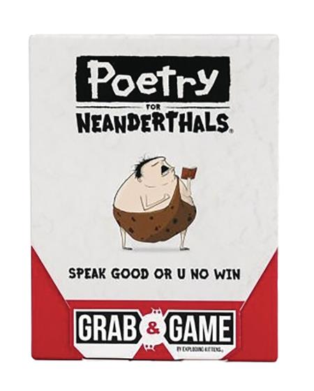 GRAB & GAME POETRY FOR NEANDERTHALS 