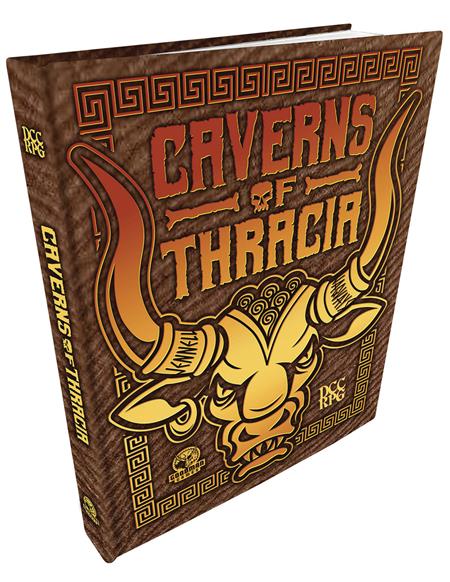 CAVERNS OF THRACIA (DCC RPG) MINOTAUR HIDE CVR HC 