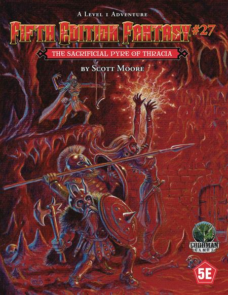 FIFTH ED FANTASY #27 SACRIFICIAL PYRE OF THRACIA SC 