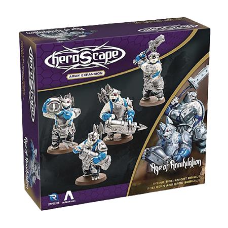 HEROSCAPE RISING TIDE KNIGHT PRIMUS ADELBRERN & BOREALIS EXP