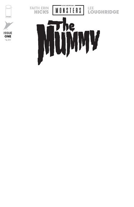 UNIVERSAL MONSTERS THE MUMMY #1 (OF 4) CVR H BLANK SKETCH VAR