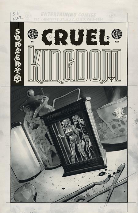 EC CRUEL KINGDOM #3 (OF 4) CVR D INC 1:20 CARY NORD B&W ARTIST EDITION VAR