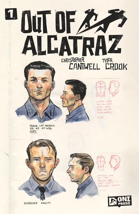 OUT OF ALCATRAZ #1 (OF 5) CVR D INC 1:10 TYLER CROOK SKETCHBOOK VAR