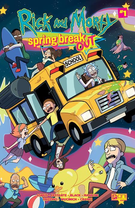 RICK AND MORTY SPRING BREAK OUT #1 (ONE SHOT) CVR C INC 1:10 PRISCILLA TRAMONTAN VAR