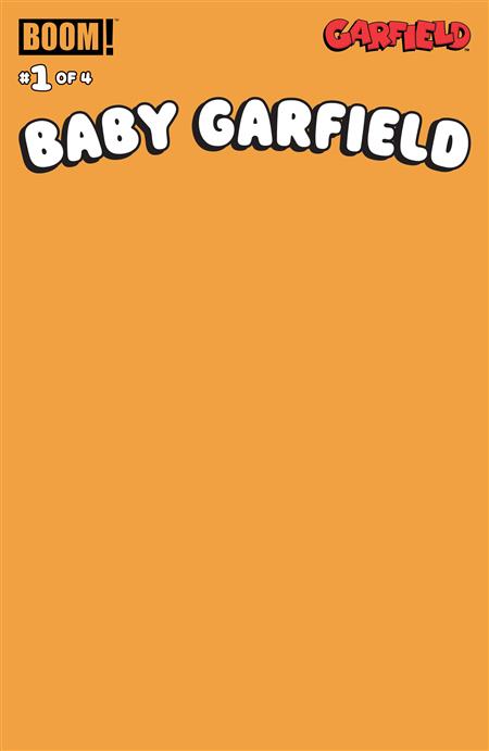 BABY GARFIELD #1 D BLANK SKETCH ORANGE VARIANT (DRESSED SKETCH)