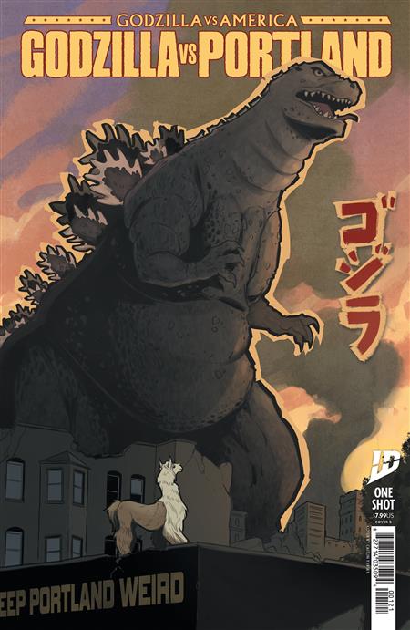 GODZILLA VS. AMERICA PORTLAND VARIANT B (YARSKY)
