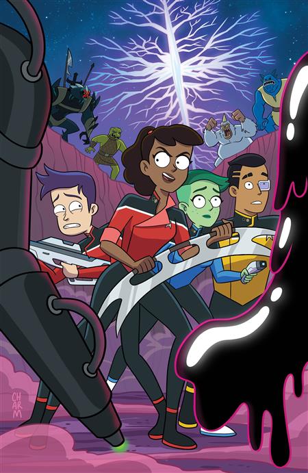 STAR TREK LOWER DECKS #1 IDW CLASSICS VARIANT B FOIL (CHARM FULL ART)