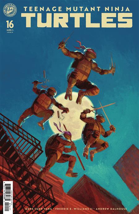 TEENAGE MUTANT NINJA TURTLES #16 VARIANT RI 1:75 (SMALLWOOD)