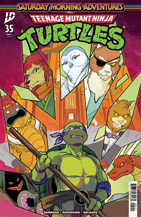 TEENAGE MUTANT NINJA TURTLES SATURDAY MORNING ADVENTURES #35 VARIANT C (LIAO)