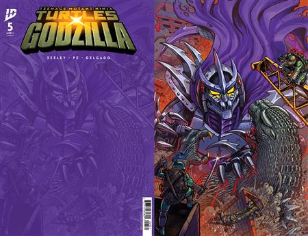 TEENAGE MUTANT NINJA TURTLES X GODZILLA #5 VARIANT RI 1:25 (FRANK FULL ART)