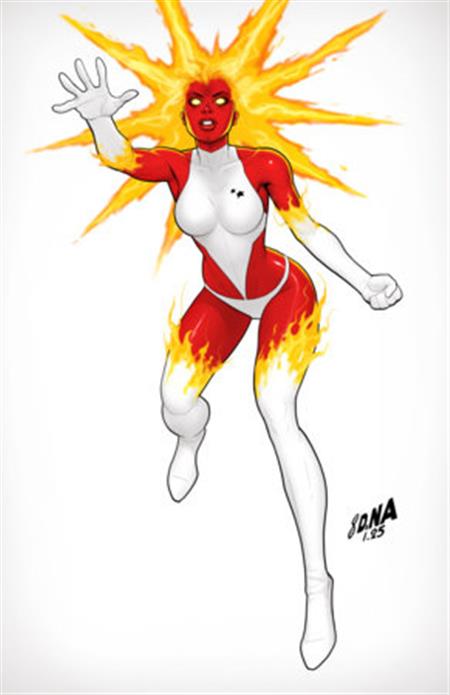 CAPTAIN MARVEL DARK PAST #1 1:50 DAVID NAKAYAMA COLOR BLOCK WHITE VIRGIN VARIANT