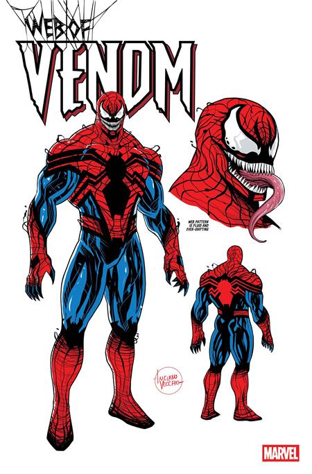 WEB OF VENOM #1 1:10 LUCIANO VECCHIO DESIGN VARIANT