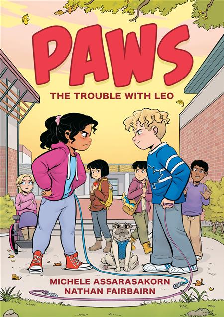 PAWS THE TROUBLE WITH LEO HC