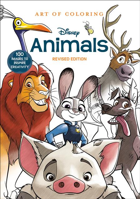 ART OF COLORING DISNEY ANIMALS TP