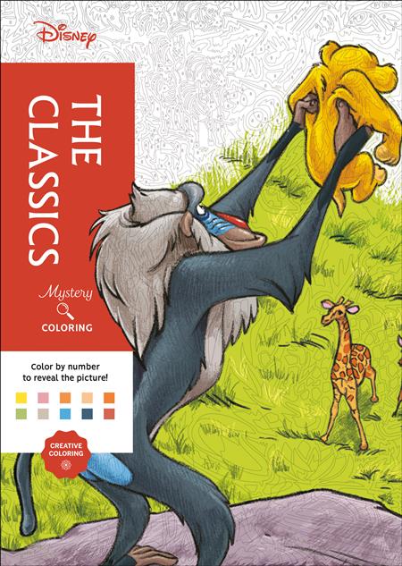 DISNEY MYSTERY COLORING THE CLASSICS TP
