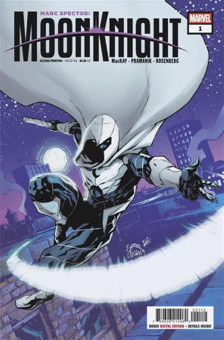 MARC SPECTOR MOON KNIGHT #1 RYAN STEGMAN 2ND PRINTING VARIANT