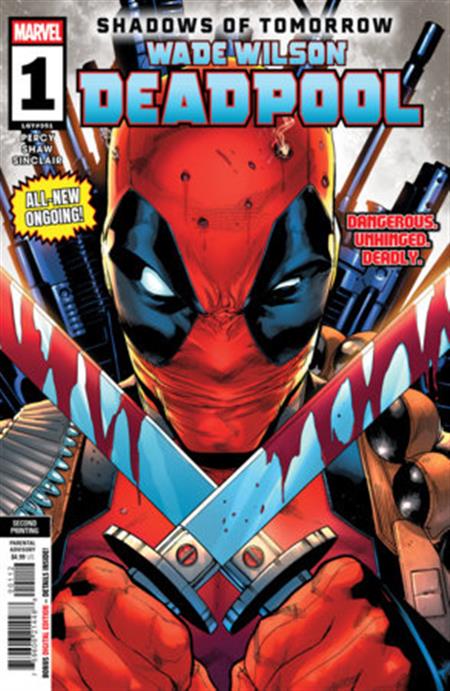 WADE WILSON DEADPOOL #1 GEOFF SHAW 2ND PRINTING VARIANT
