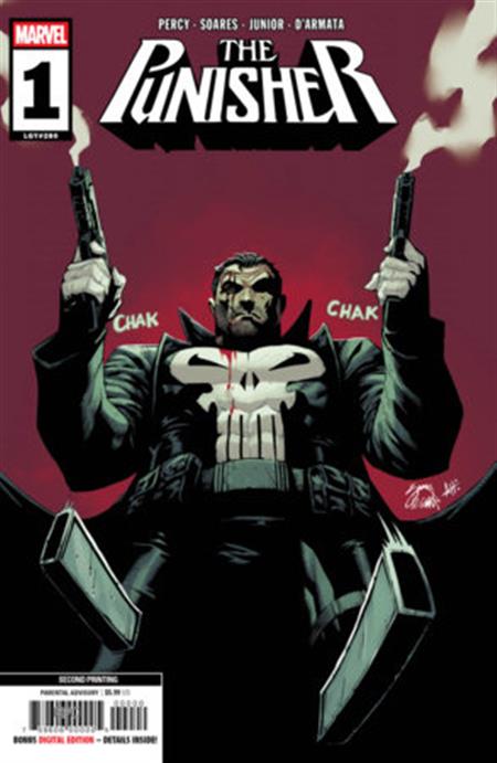 PUNISHER #1 RYAN STEGMAN 2ND PRINTING VARIANT