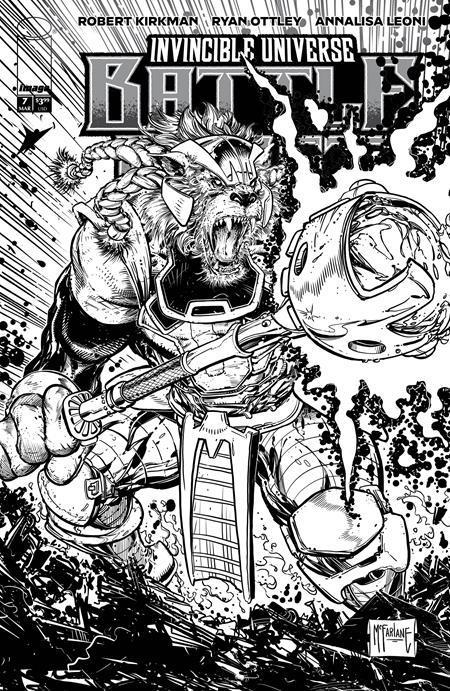 INVINCIBLE UNIVERSE BATTLE BEAST #7 CVR F INC 1:75 TODD MCFARLANE VAR