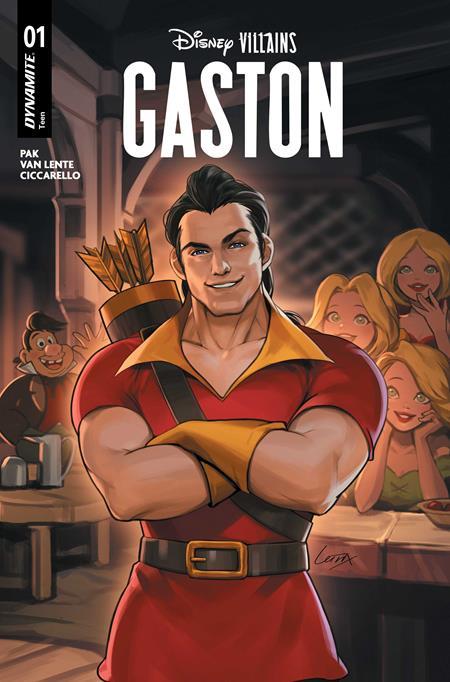 DISNEY VILLAINS GASTON #1 CVR F LEIRIX LI METAL VIRGIN CVR VAR