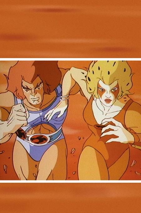THUNDERCATS X SILVERHAWKS ROAD TO WAR (ONE SHOT) CVR I INC 1:10 ANIMATION ART VIRGIN VAR