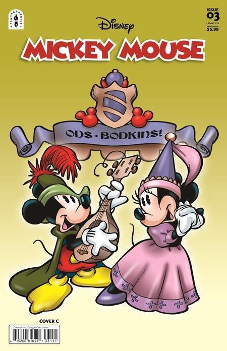 MICKEY MOUSE LEGACY #333 RIPPLES IN TIME PART 2 (OF 2) CVR C INC 1:10 GIORGIO CAVAZZANO YELLOW VAR