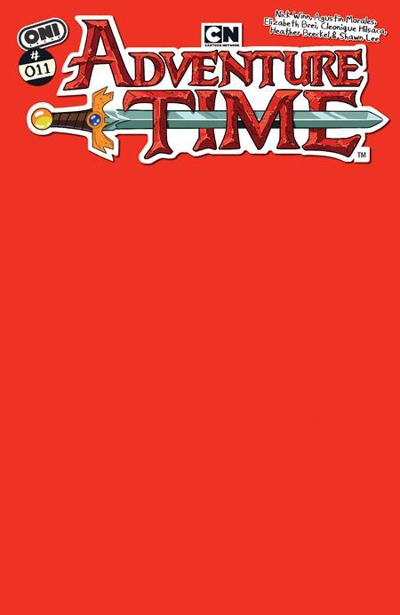 ADVENTURE TIME (2025) #11 CVR C FLAME PRINCESS RED BLANK SKETCH VAR