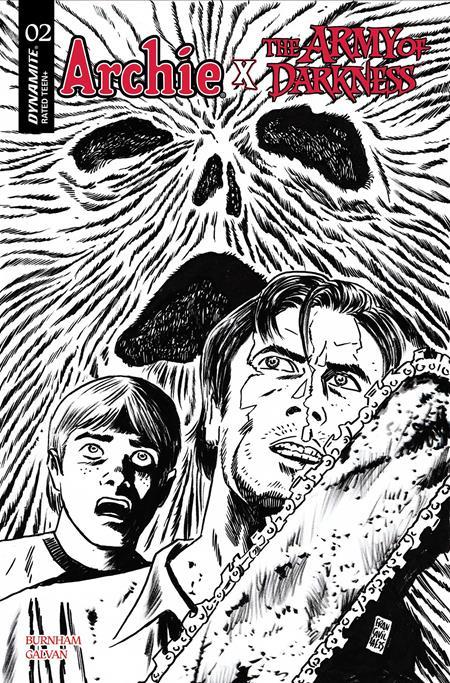 ARCHIE X ARMY OF DARKNESS #2 CVR M FRANCESCO FRANCAVILLA LINE ART VAR