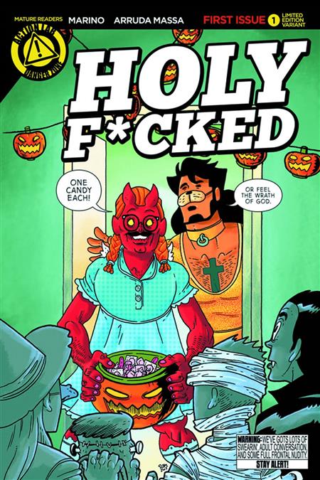 HOLY F*CKED #1 (OF 4) HALLOWEEN VAR (MR) Limited to 1500 copies. Allocations may occur.