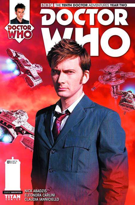 DOCTOR WHO 10TH YEAR TWO #1 SUBSCRIPTION PHOTO