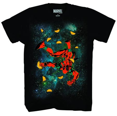 DEADPOOL SPACE WADE PX BLK T/S LG (C: 1-1-0)