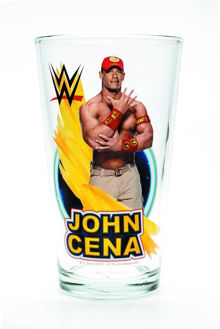 TOON TUMBLERS WWE JOHN CENA PINT GLASS (C: 1-1-2)