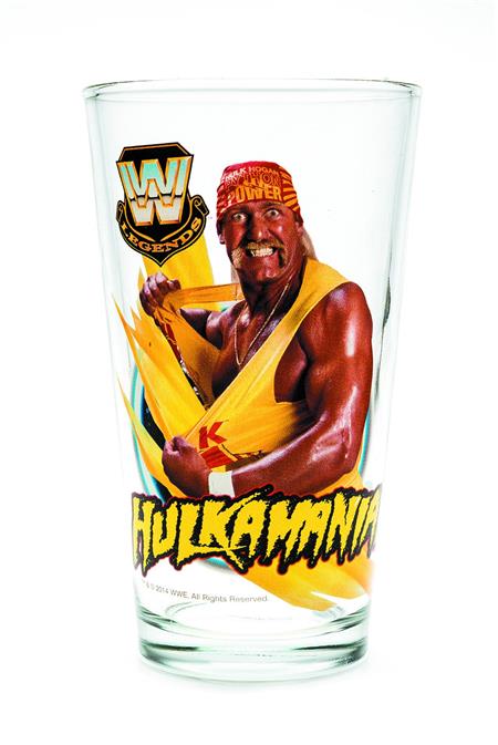 TOON TUMBLERS WWE HULK HOGAN PINT GLASS (C: 1-1-2)