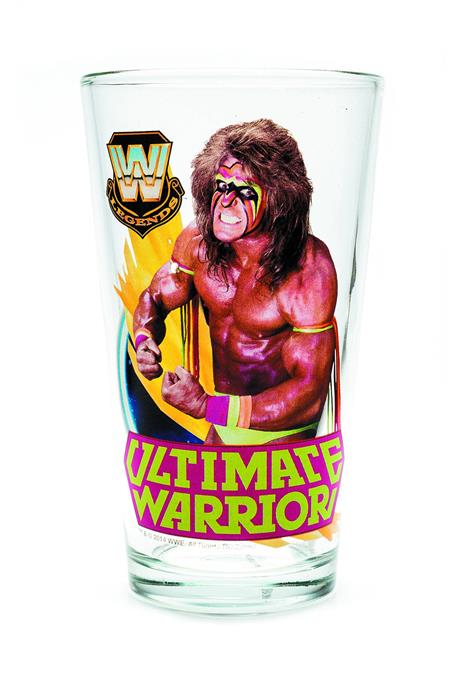 TOON TUMBLERS WWE ULTIMATE WARRIOR PINT GLASS (C: 1-1-2)