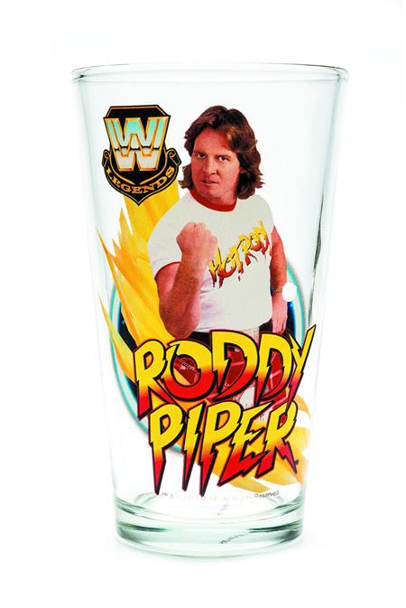 TOON TUMBLERS WWE ROWDY RODDY PIPER PINT GLASS (C: 1-1-2)