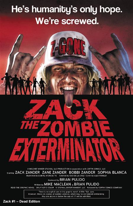ZACK ZOMBIE EXTERMINATOR #1 DEAD ED INCV CVR (Net) (MR) *Special Discount*